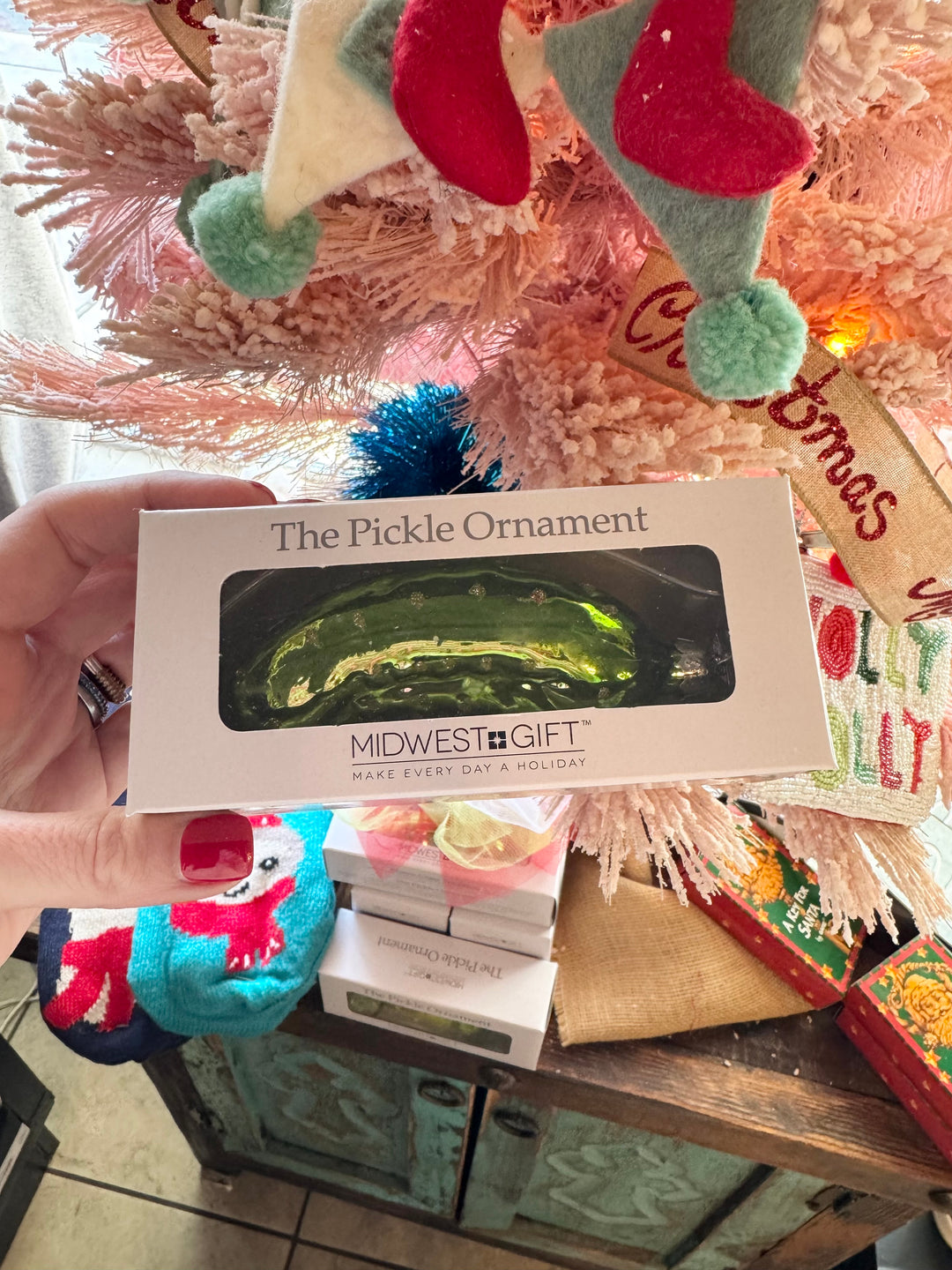 Pickle Glass Ornament