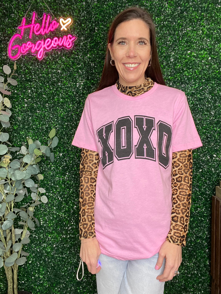 XOXO Pink Tee