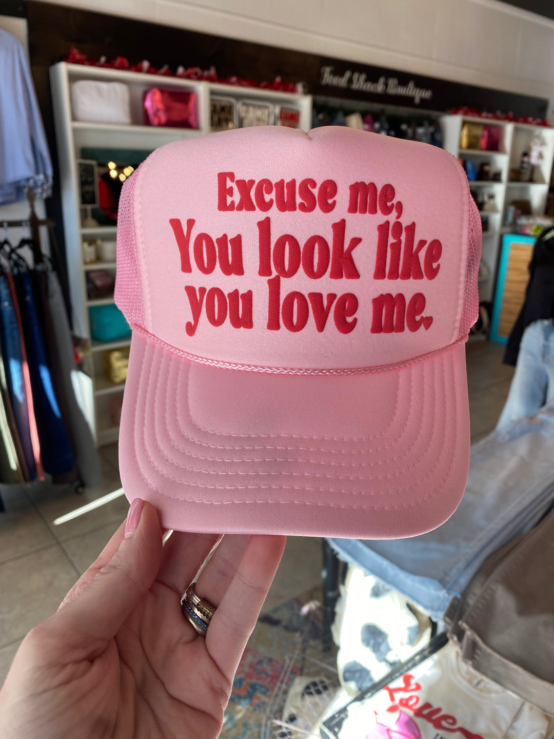 Excuse Me Trucker Hat